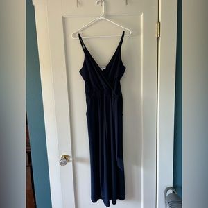 Navy blue Gilli jumpsuit size medium.